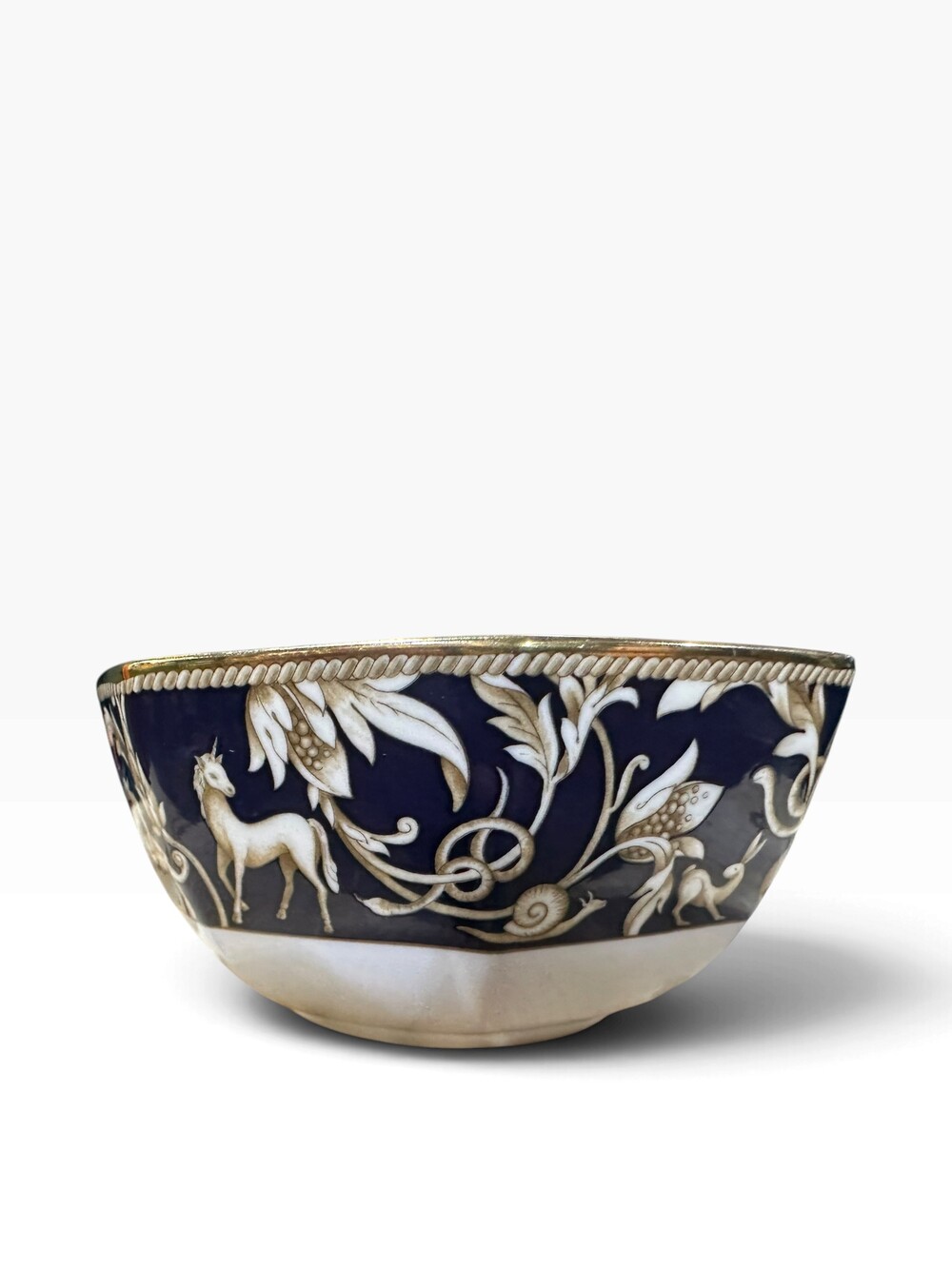 Wedgwood Cornucopia Octagon Small Bowl Bicentenary 1995 Fine Bone China - Picture 6 of 10